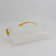 Boleira retangular amarela