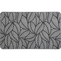 Tapete impermeável JUNGLE cinza 50x80cm,  Tapete impermeável JUNGLE cinza 50x80cm