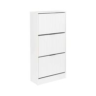 Sapateira Com 3 Gavetas Branca 120cm