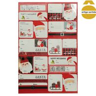 Conjunto de 40 etiquetas para presente