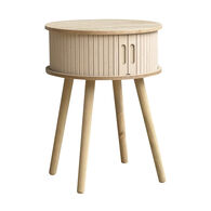 Mesa De Cabeceira Nysos Bege