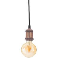 Candeeiro de teto decorativa em metal 136cm