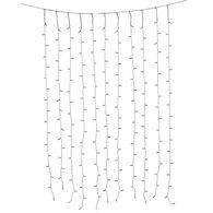 Cortina de natal 204LED branco frio 120cm