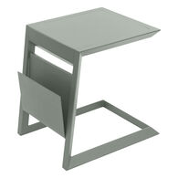 Mesa de apoio ALLURE verde em alum&iacute;nio