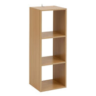 Estante MIX TASSO com 3 divisões castanha em mdf,  Estante MIX TASSO com 3 divisões castanha em mdf