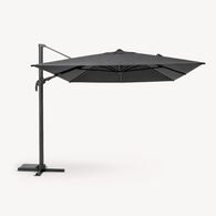 Guarda-sol MELHIA led cinza graphite e antracite 4x3m