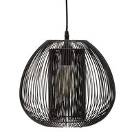 Candeeiro de teto NODA em metal preto