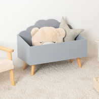 Caixa de brinquedos nuvem cinza