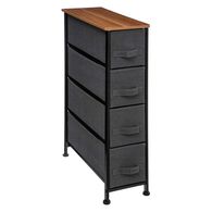 Armário de arrumação TISSA cinza escuro 75cm,  Armário de arrumação TISSA cinza escuro 75cm