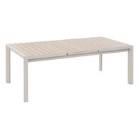 Mesa extens&iacute;vel autom&aacute;tica &Eacute;VASION linho e argile 214-274cm