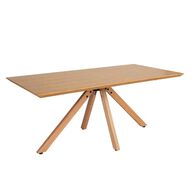 Mesa de jantar RAVENA bege em mdf,  Mesa de jantar RAVENA bege em mdf