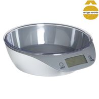 Balan&ccedil;a digital com ta&ccedil;a