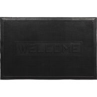Tapete De Entrada Adam Welcome Preto 45x70cm