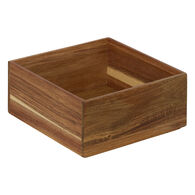 Organizador quadrado castanho