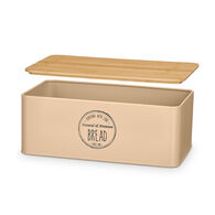 Caixa bege para p&atilde;o