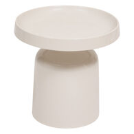 Mesa de centro ABADI cru em metal 41x43cm