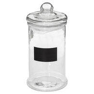 Frasco de vidro 1,6l com etiqueta em ard&oacute;sia