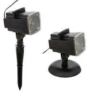 Projetor luminoso exterior com 4 imagens natalícias