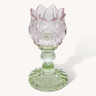 Casti&ccedil;al FLEUR DE ROSE em vidro 15cm