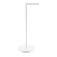 Suporte porta rolos wc branco em metal