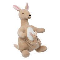 Peluche blake canguru com filhote,  Peluche blake canguru com filhote