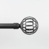 Kit varão extensível FACETTE cinza 120-210cm