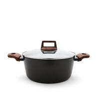 Caçarola com tampa vidro OSLO 24cm,  Caçarola com tampa vidro OSLO 24cm