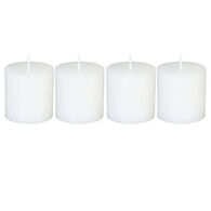 Conjunto 4 velas rústicas brancas,  Conjunto 4 velas rústicas brancas