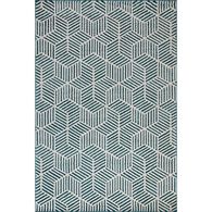 Tapete ZAHA geom&eacute;trico azul 133x190cm