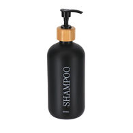 Doseador preto para shampoo 500ml