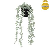 Vaso com eucalipto artificial MERLY 51cm