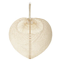 Figura decorativa FOLK folha em bambu