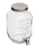 Frasco de vidro com torneira 4l