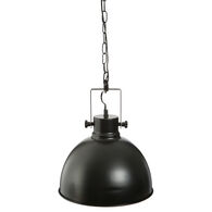Candeeiro de teto basalt em metal preto