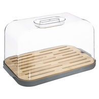 Caixa para pão com tampa transparente,  Caixa para pão com tampa transparente