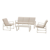 Conjunto de jardim BOREANE lin e argile 5 lugares