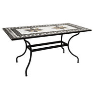 Mesa de jantar retangular KIPOS,  Mesa de jantar retangular KIPOS