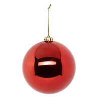 Pendurante bola de natal maxi vermelha 15cm