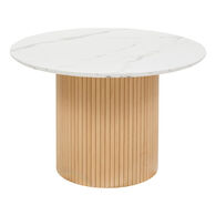 Mesa de jantar HOMELYA efeito m&aacute;rmore