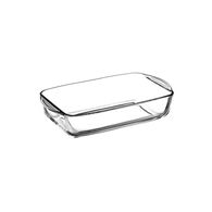 Travessa retangular de vidro 40cm,  Travessa retangular de vidro 40cm