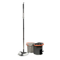 Sistema balde duplo com pedal e esfregona girat&oacute;ria 28l