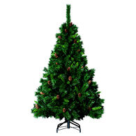 Árvore de natal ROYAL MAJESTIC verde com pinhas 150cm,  Árvore de natal ROYAL MAJESTIC verde com pinhas 150cm