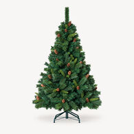 &Aacute;rvore de natal ROYAL MAJESTIC verde com pinhas 180cm