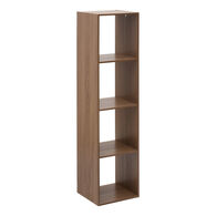 Estante alta com 4 n&iacute;veis castanho