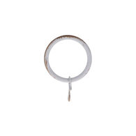 Conjunto de 8 argolas branco e dourado