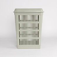 Cesto para roupa suja com tampa verde 40L