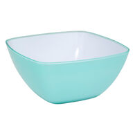 Saladeira quadrada azul claro 25cm