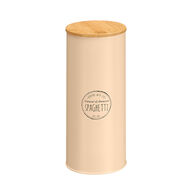 Lata bege para esparguete