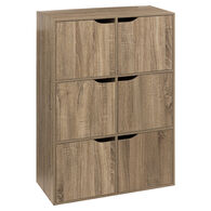 Móvel de arrumação MIX modul castanha com 6 portas,  Móvel de arrumação MIX modul castanha com 6 portas
