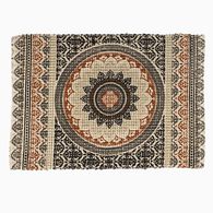 Individual De Mesa Caia Em Juta E Algod&atilde;o 33x49cm